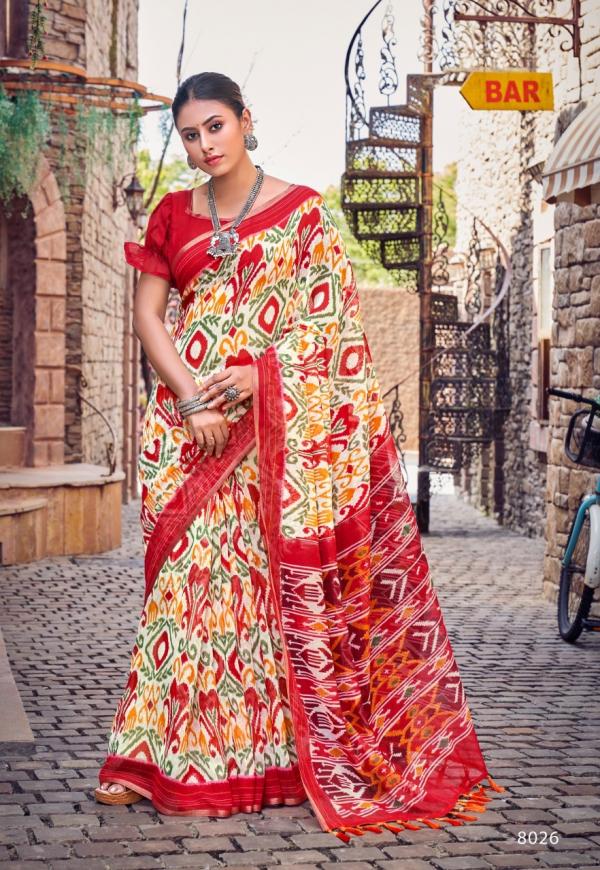 Sc Pop Star Casual Wear Cotton Printed Saree Collection